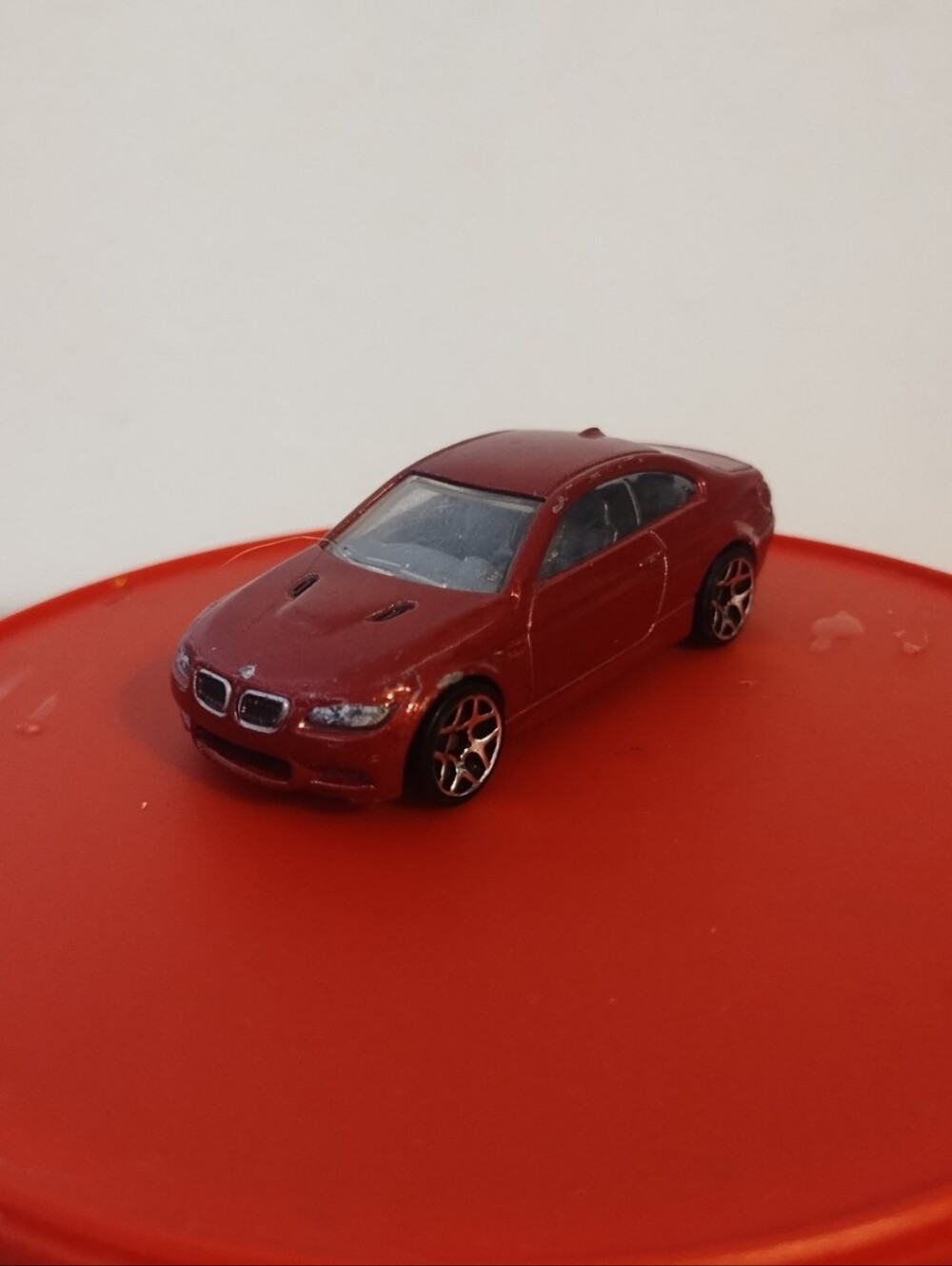 Hot Wheels Red BMW M3 Coupe Diecast Model Car metal and plastic